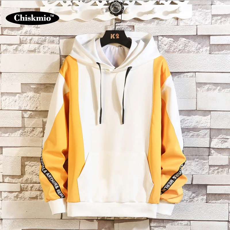 Женская толстовка с капюшоном Chiskmio цветной пуловер в стиле пэчворк Женский