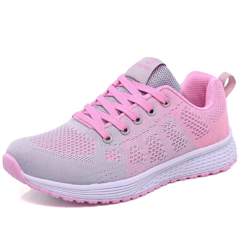 STRONGSHEN Women Shoe Fashion Women Sneakers Casual Shoe Ladies Trainers White Flat Sneaker Lady Summer Comfortable Breathe Shoe