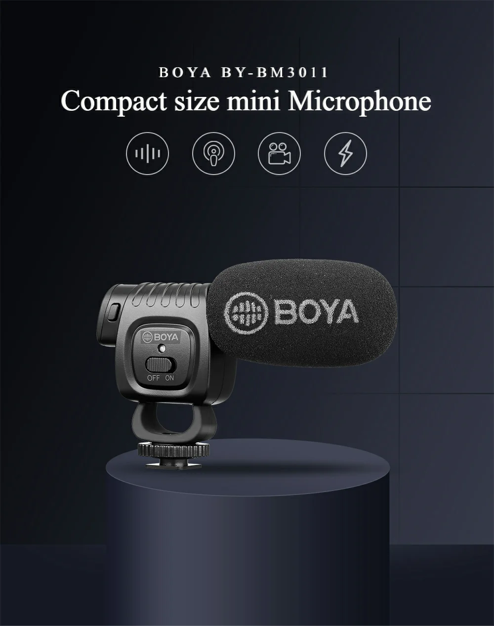 BOYA BY-BM3031 микрофон суперкардиоидный конденсаторный интервью емкостный микрофон камера видео микрофон для Canon Nikon sony DSLR видеокамеры