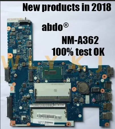 Материнская плата для ноутбука Lenovo G40-80 G40-70 NM-A362 / NM-A272 с процессором I3 и интегрированной графикой, 100% проверена и соответствует стандартам качества.