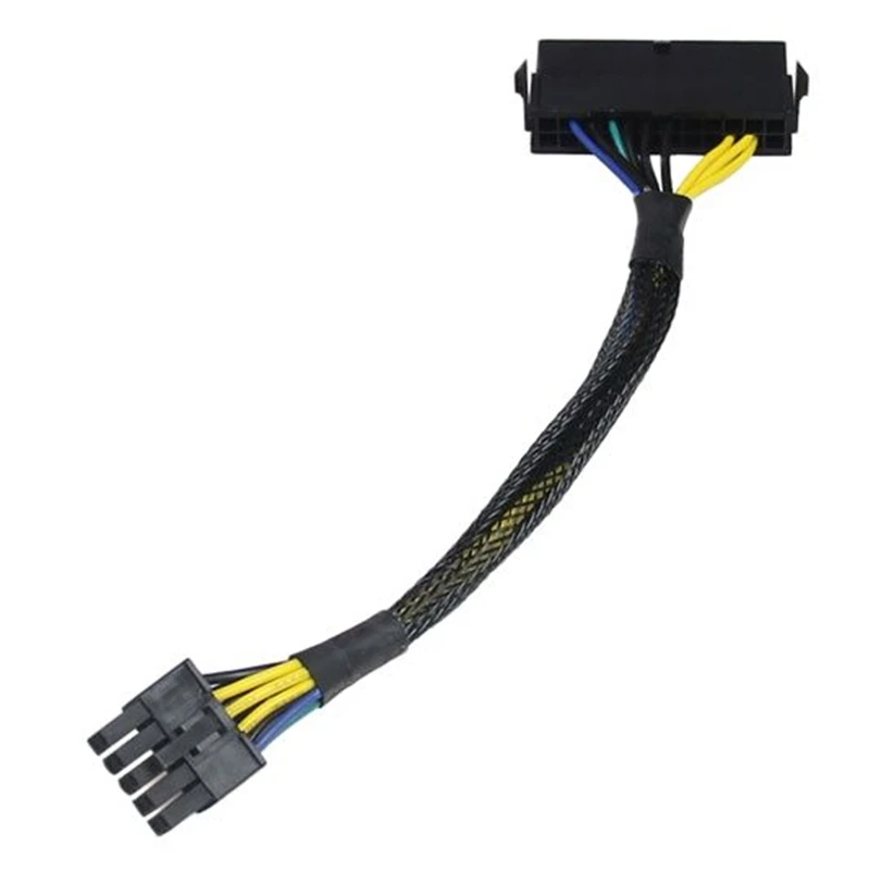 ATX 24 контакта до 14 контактов кабель адаптера питания 18AWG сетчатый комплект