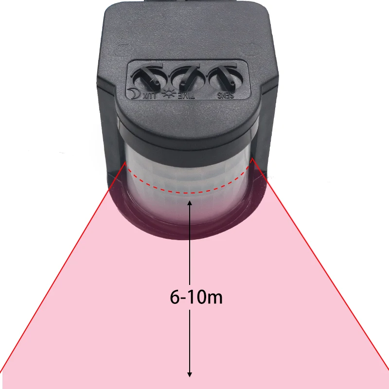 Уличный Домашний Светильник с датчиком движения 5 Вт 100 AC 220 В автоматический ИК