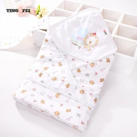 baby boys girls blanket wrap cotton soft baby swaddle sleeping bag for 0 6 months newborns baby bedding infant receiving blanket