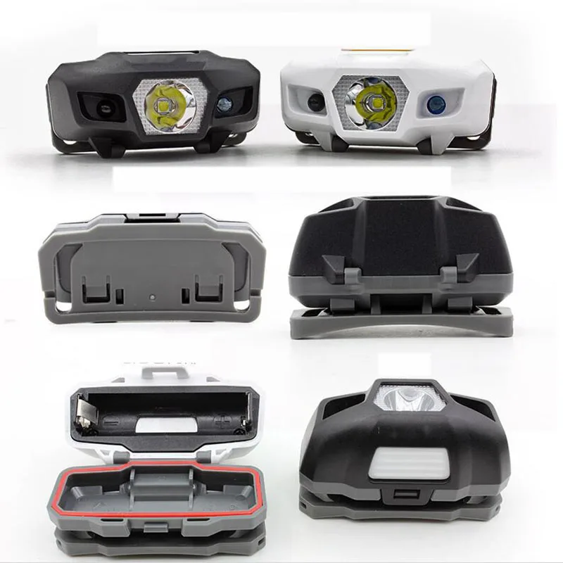 sensor motion Headlamp 3 modes rechargeable Mini smart Head flashlight Lamp Torch Lantern With USB charging Charger fishing | Лампы и