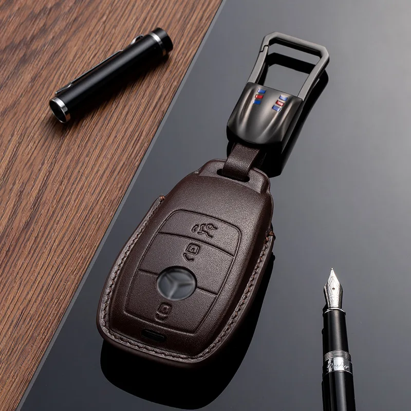 New fashion trend for business and leisure Mercedes Benz new C-class E-class S-class car key case c260l / S320L leather key case
