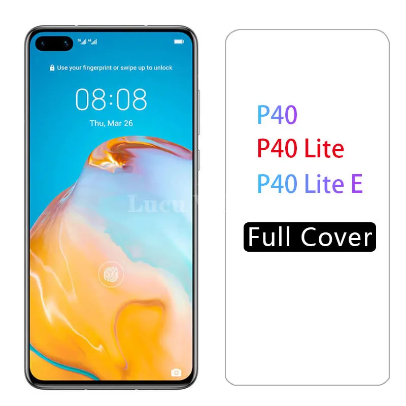 

original protective glass for huawei p40 lite e tempered glass screen protector on huaweip40 p 40 light p40lite glas film huawey
