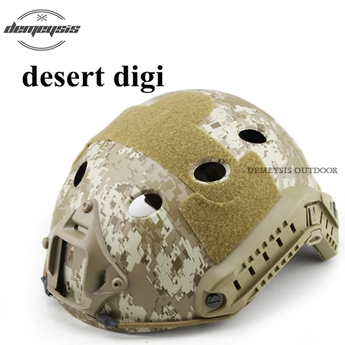 desert digital Открытый военный страйкбол шлем защитный Wargame Combat CS тактический шлем для стрельбы Пейнтбол Охота Сафет шлем - Цвет: desert digital