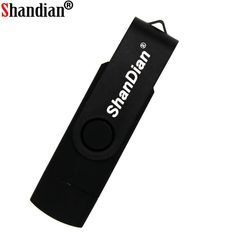 SHANDIAN Customer LOGO OTG USB флешка 4 ГБ 16 32 64 Флешка для Android смартфона металлический 2 0 карта