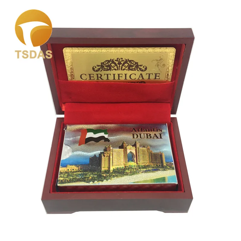 Новинка колода игральных карт из 24-каратного золота коллекция позолоченных