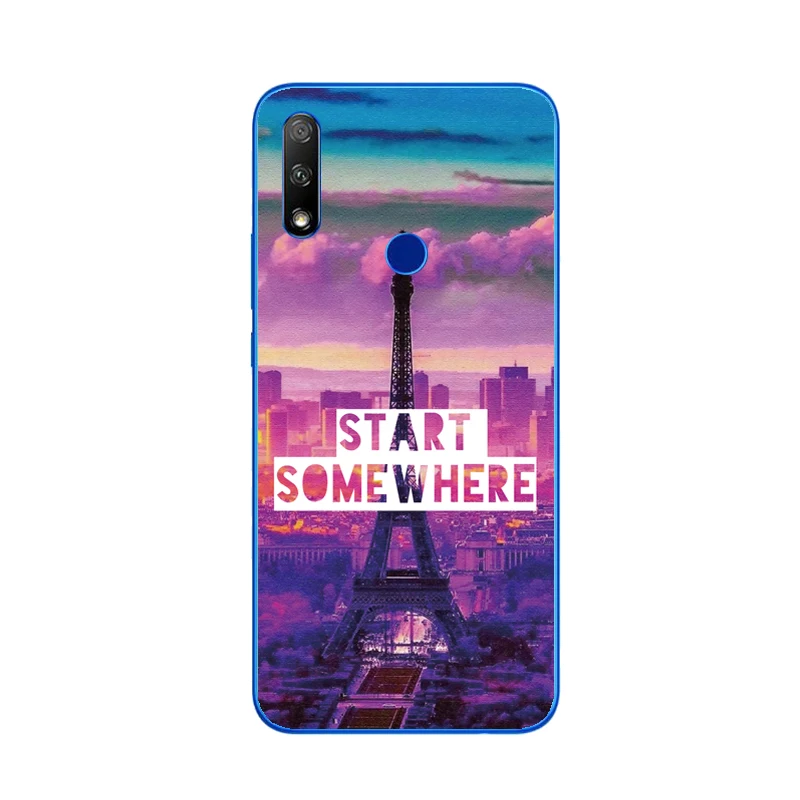 Силиконовый чехол для huawei honor 9x Мягкий ТПУ чехол-накладка телефона premium с