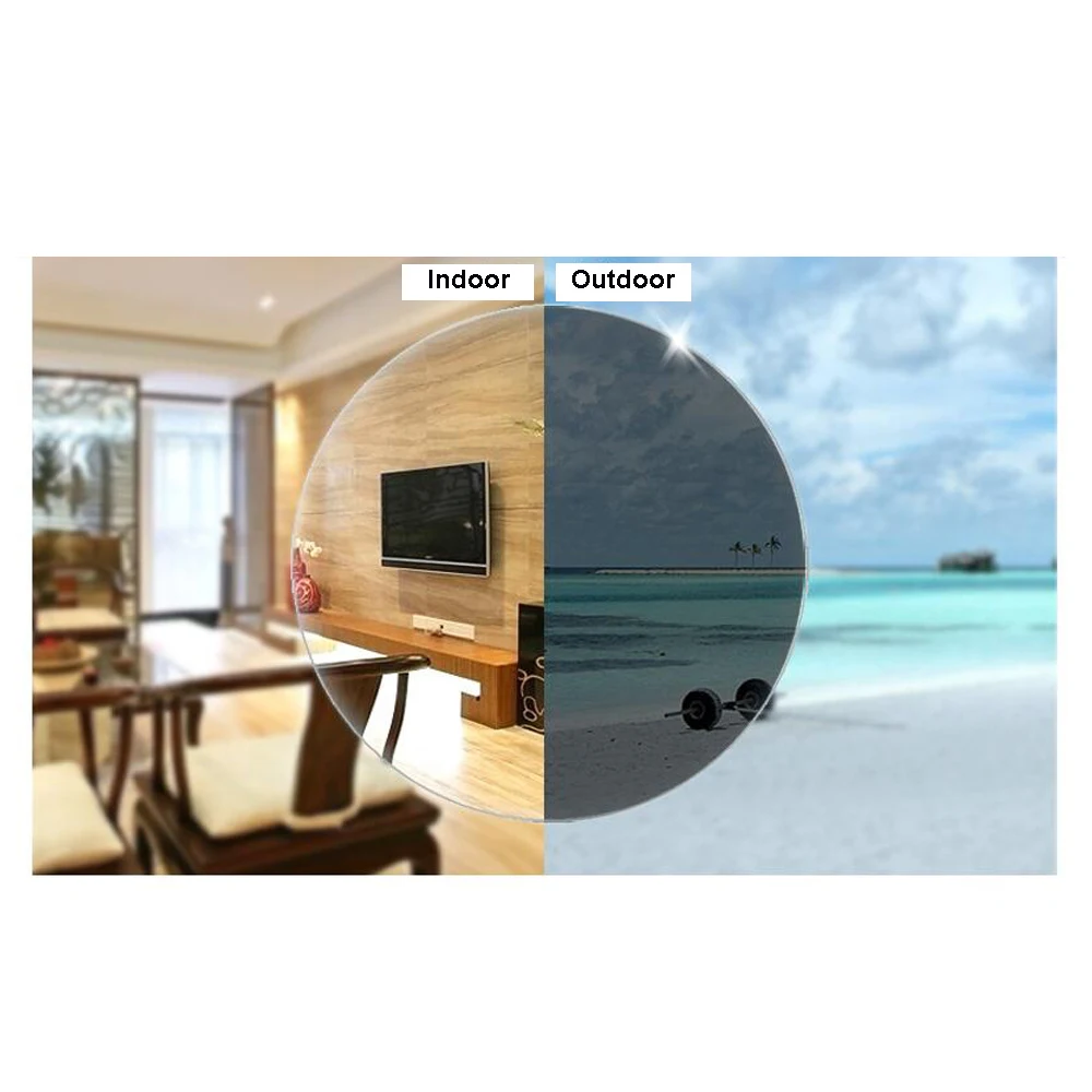 Фотохромные очки для чтения с бифокальным переходом Модные солнцезащитные TR90