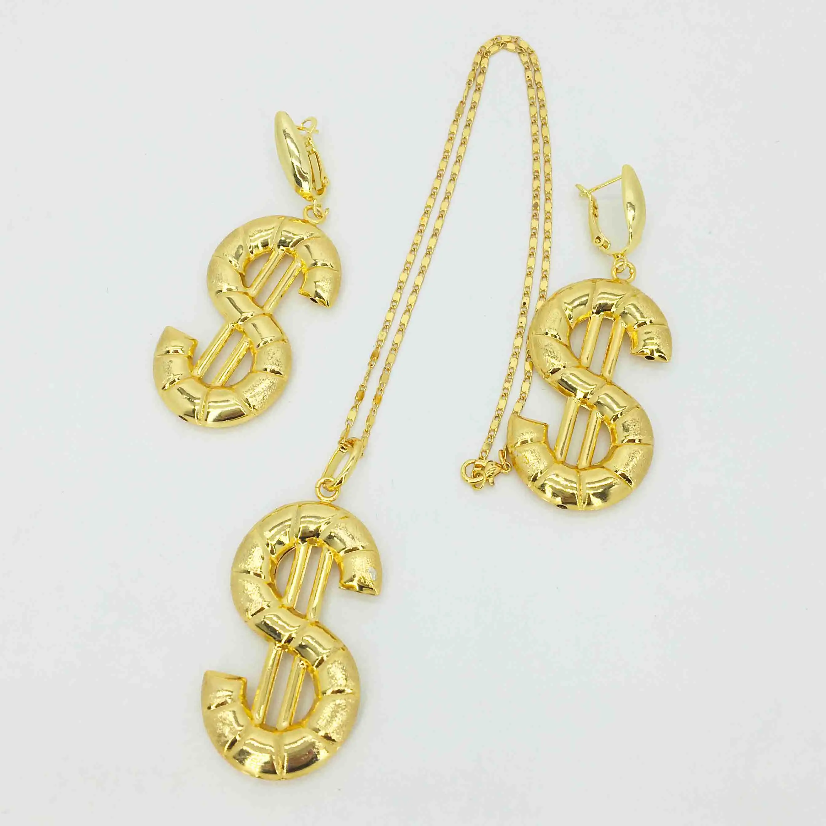 Лидер продаж Модный свадебный комплект ювелирных изделий из Дубая Африки