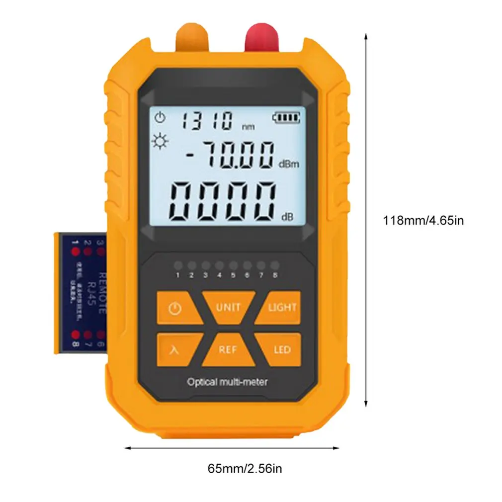 

3 in 1 Visual Fault Locator 5km Red Light Laser Pen LED Lighting Optical Power Meter Network Fiber Optic Cable Tester Tools