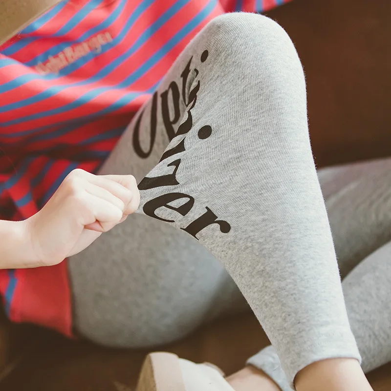 2020 Осенние эластичные леггинсы для девочек штаны повседневные спортивные брюки