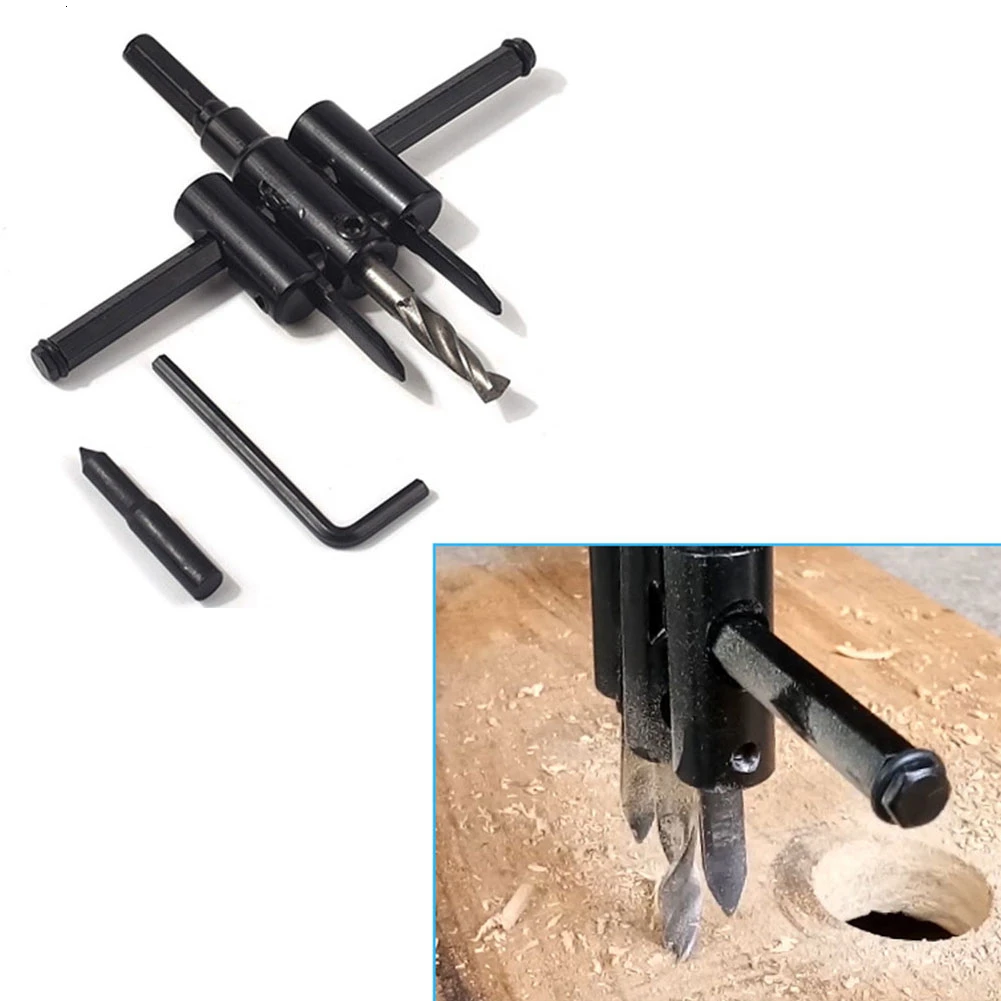 1 шт. Регулируемая металлическая деревянная кольцевая пила сверло Резак