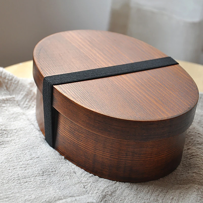 Baispo 3 шт./компл. Bento Box японский стиль ланч бокс для деревянные детские игрушки материал ПОСУДА Контейнеры для еды с отсеками здоровые