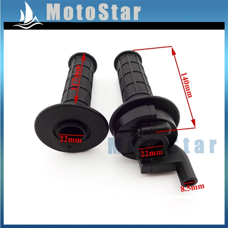 Рукоятки с закручивающейся заслонкой 7/8 дюйма в сборе для CT125 XL100 XL125 KLX110 CRF50 CRF70