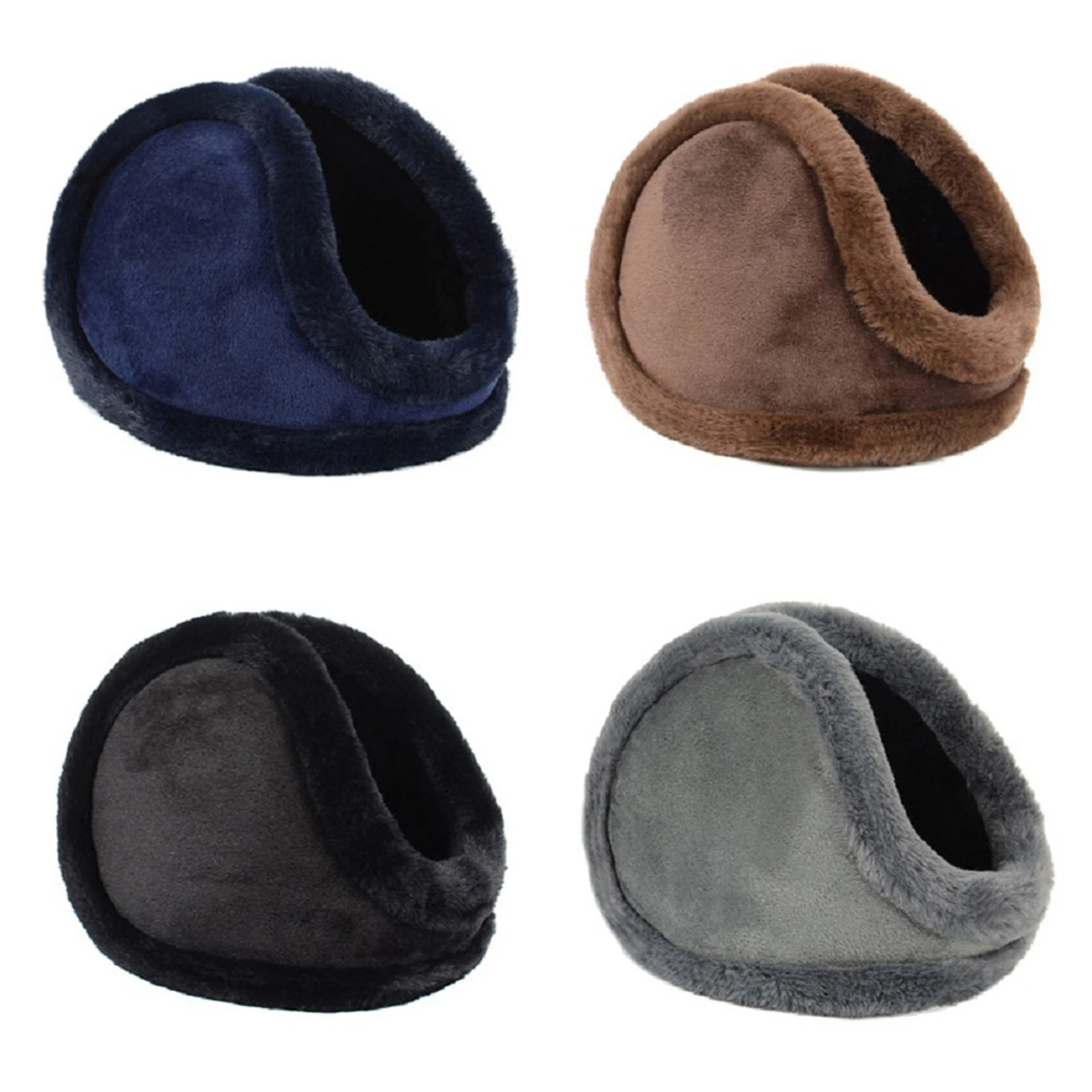 

2021 New Hot Fashion 4 colors Women Men Ear Warmers Windproof Plush Fleece Warm Earmuffs for Winter Outdoor Activities