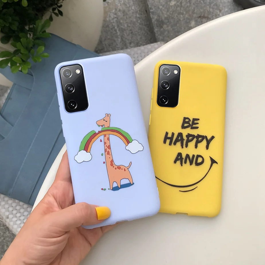 Чехол для Samsung Galaxy S20 FE мягкий тонкий чехол с изображением конфет Lite S 20 S20FE |