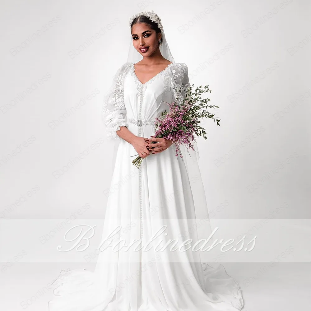 Bbonlinedress марокканские Caftan вечерние платья с бусинами ручная работа мусульманское