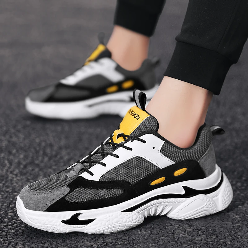 

Мужская повседневная обувь, спортивная Базовая новая уличная одежда, 2021, спортивная обувь большого размера, Мужские дышащие замшевые кожан...