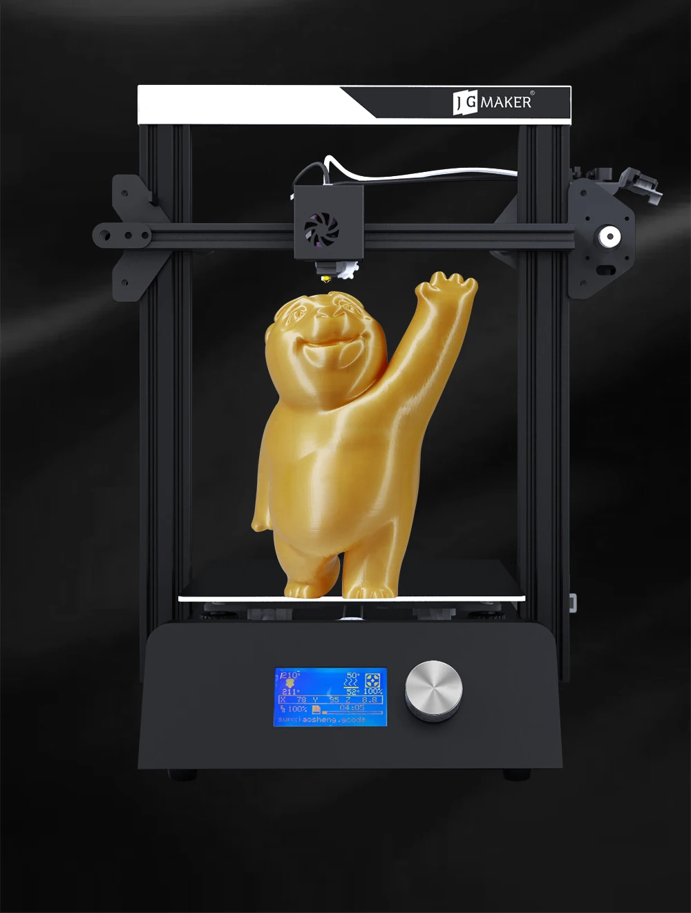 JGAURORA, 3d принтер, JGMaker, волшебная алюминиевая рама, Набор для творчества, большой размер печати, 220x220x250 мм, повторное отключение питания, печать 3D Drucker