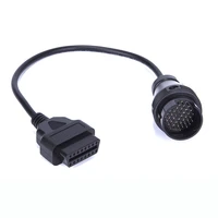 mb38 pin to 16 pin obd2 obd diagnostic adapter for mercedes 38 pin obd 38pin connector for benz auto scanner adapter connector