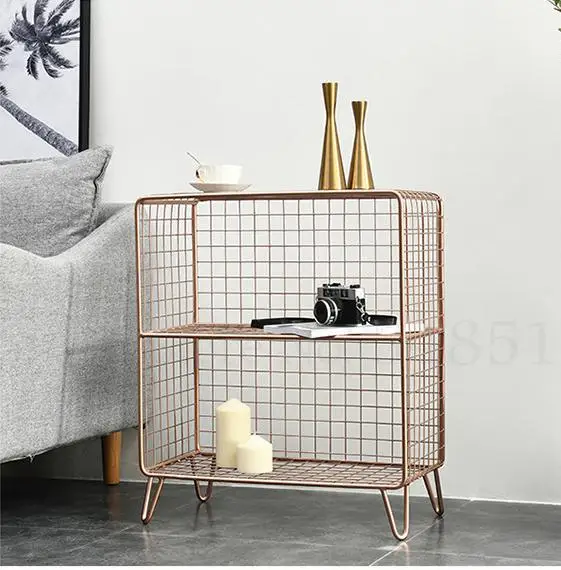 Скандинавская сетчатая красная стойка для газет железная эркера в гостиную