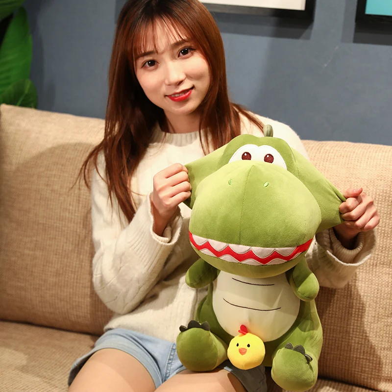 

1pc 30-55cm cute dinosaur plush doll toy kawaii soft stuffed animal doll for kids and girls holiday gifts