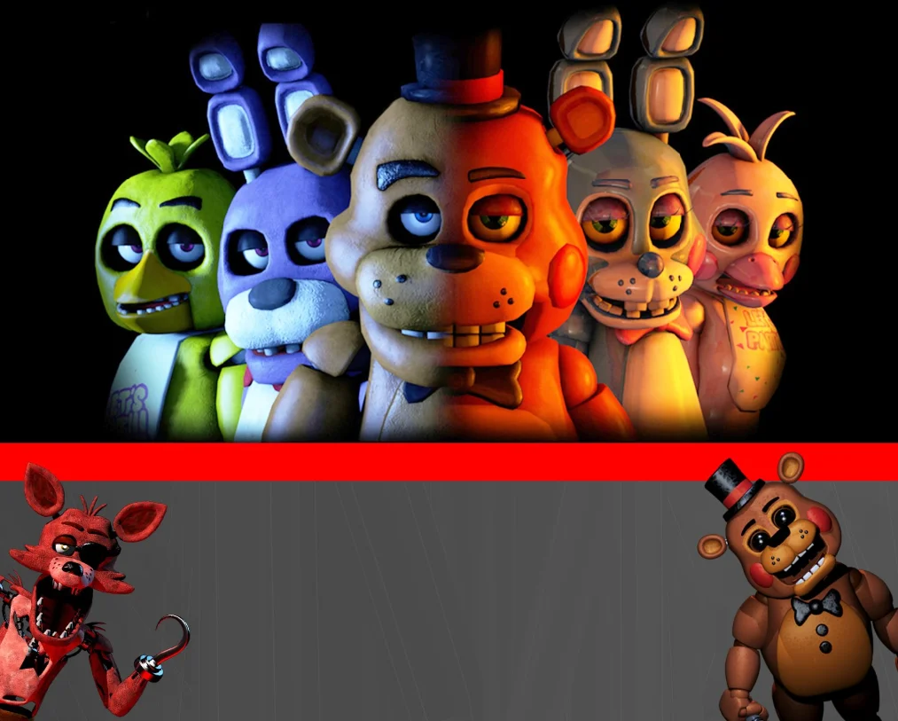 Фон для фотостудии сделай сам 7 Х5 футов с днем рождения Фредди пять ночей черные