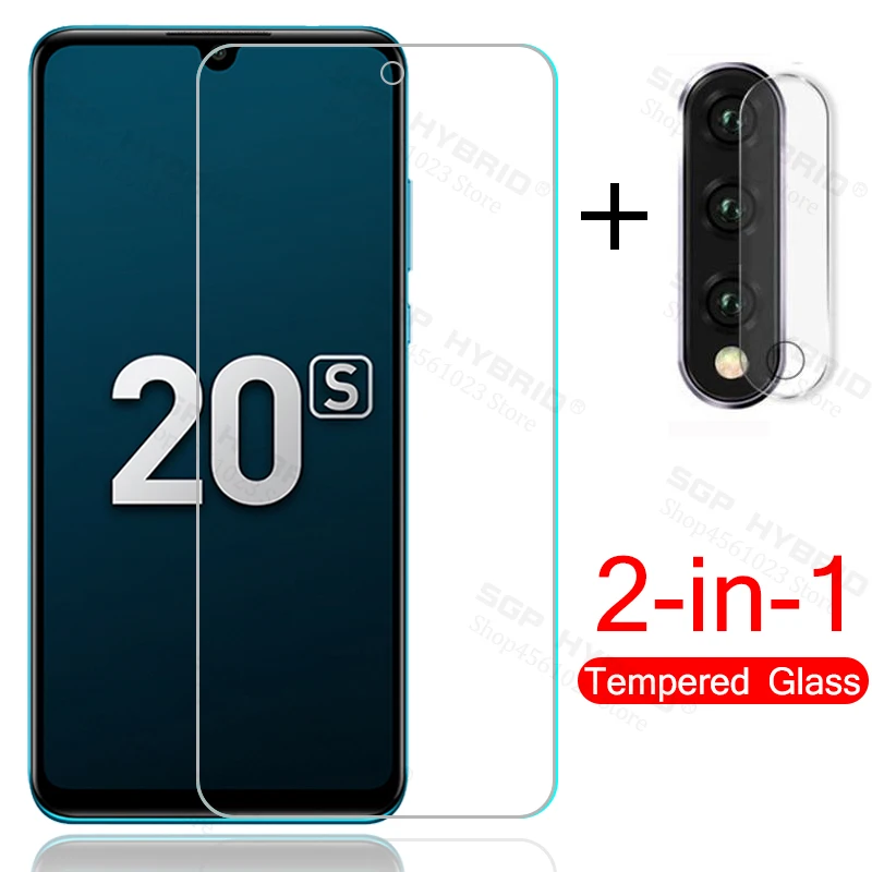

2in1 Camera glass for honor 20s 20 s honor20s protective glass for honor 20 lite 20lite light mar-lx1h 6.15'' phone screen film