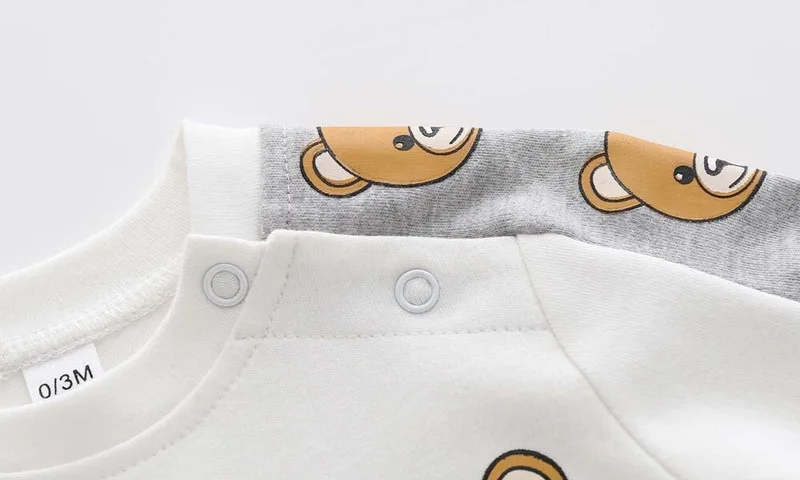 

The new 2021 pure cotton printed climbing suit is fashionable and comfortable,0-2 years old baby clothes newborn baby clothes