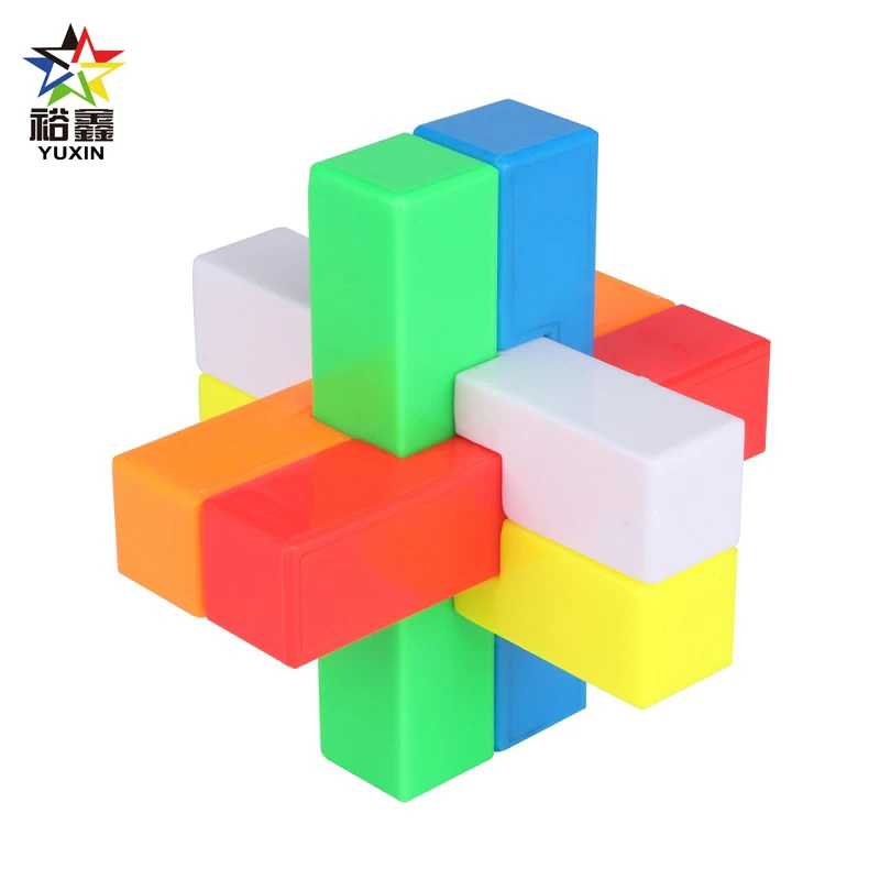 YUXIN Kongming Luban Lock I Kids игры для мозга 3D интеллектуальная креативная головоломка