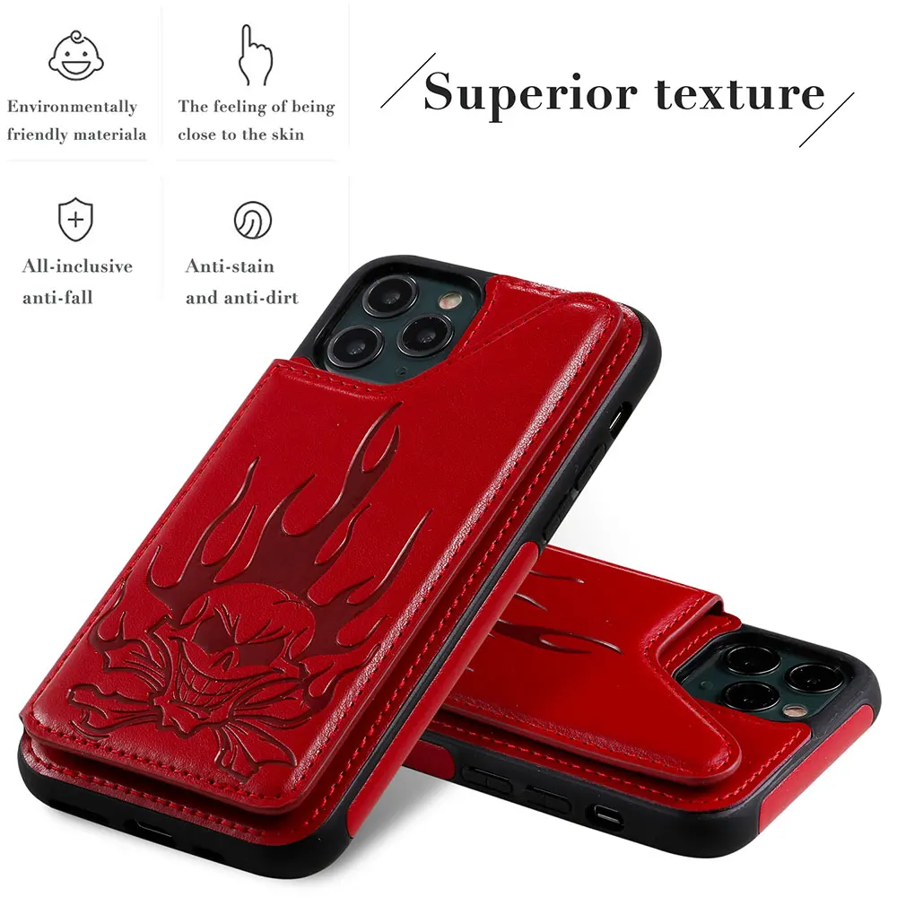 Чехол-бумажник из ПУ кожи для iPhone 11 Pro Max 7 8 XR X XS 6 6S Plus | Мобильные телефоны и