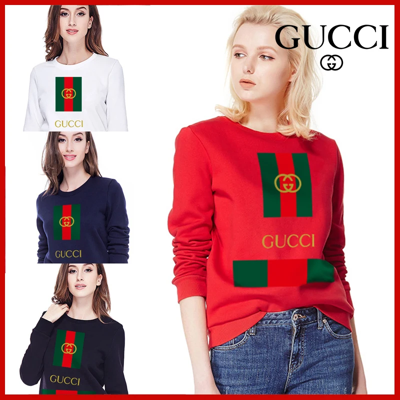 Gucci Высокое качество Новые оригинальные брендовые толстовки женские модные 100%