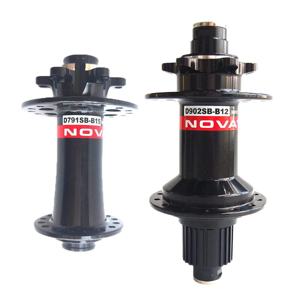 

Novatec D791SB-B15 D902SB-B12 6 Bolts Boost Bicycle Hubs Front 15*110mm Rear 12*148mm Thru Axle 28H 32H Freehub Microspline 12s