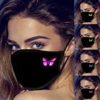 Пылезащитные моющиеся маски для взрослыхдетей маска для лица с принтом бабочки многоразовая маска Удобная безопасная маска для рта для женщин