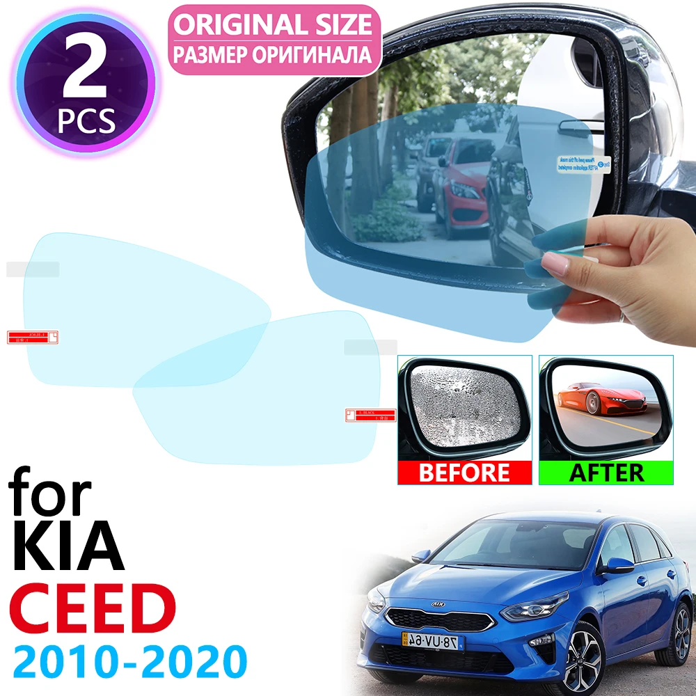 Для KIA CEED ED JD CD Cee 'd SW GT 2010 ~ 2020 полноразмерное зеркало заднего вида непромокаемая