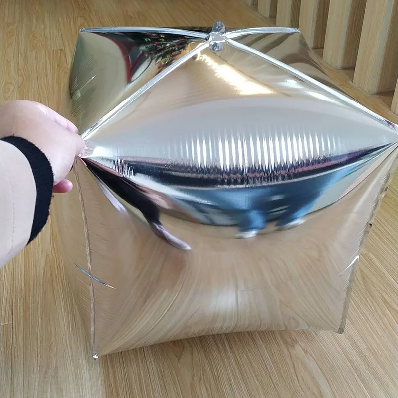 

1/5pcs 24 Inch Cube Aluminum Film Balloon Wedding Baby Shower Happy Birthday Party Anniversary Celebration Stage Decoration