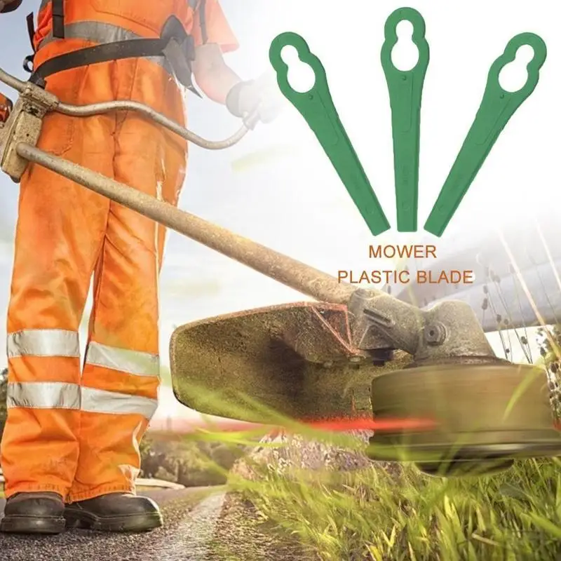 

Garden Mower Lawn Color Plastic Trimmer Blade Pendants Grass Cutting Blade Key Mower Knife Accessories Tool