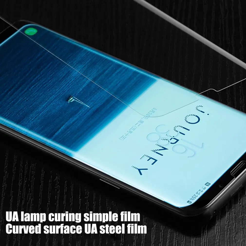 Для Samsung S10 Plus Полный клей УФ жидкое закаленное стекло для защиты экрана наборы +