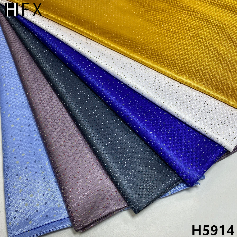 HFX Оригинальная Ткань 2021 высококачественное кружево 5 ярдов базин 100% хлопок с 15