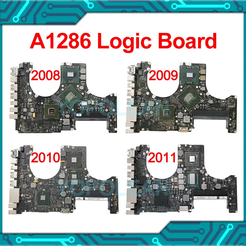 Оригинальная протестированная материнская плата A1286 для MacBook Pro 15 дюймов