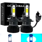 2 шт., Автомобильные светодиодные ламсветильник H7 H8 H9 H11 9005 9006 HB3 HB4 6500K 8000K 12 В