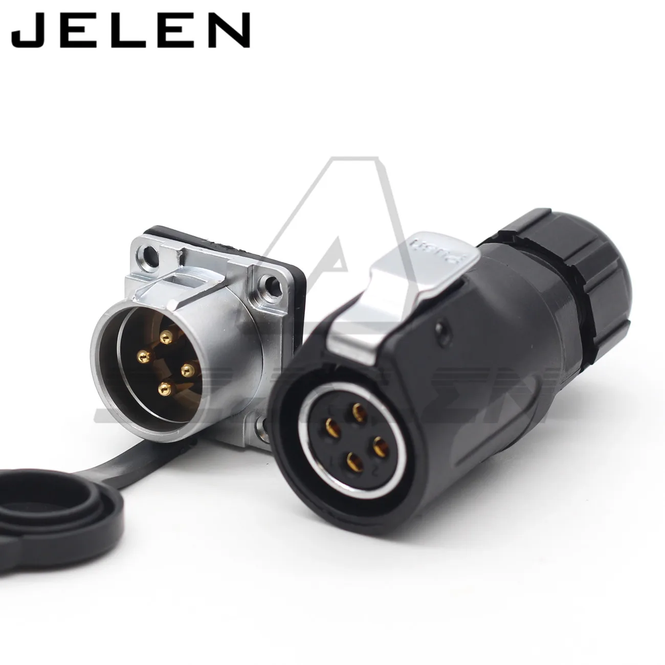 XHE20 Водонепроницаемый разъем 4 контактный кабеля питания гнездо типа и мужской