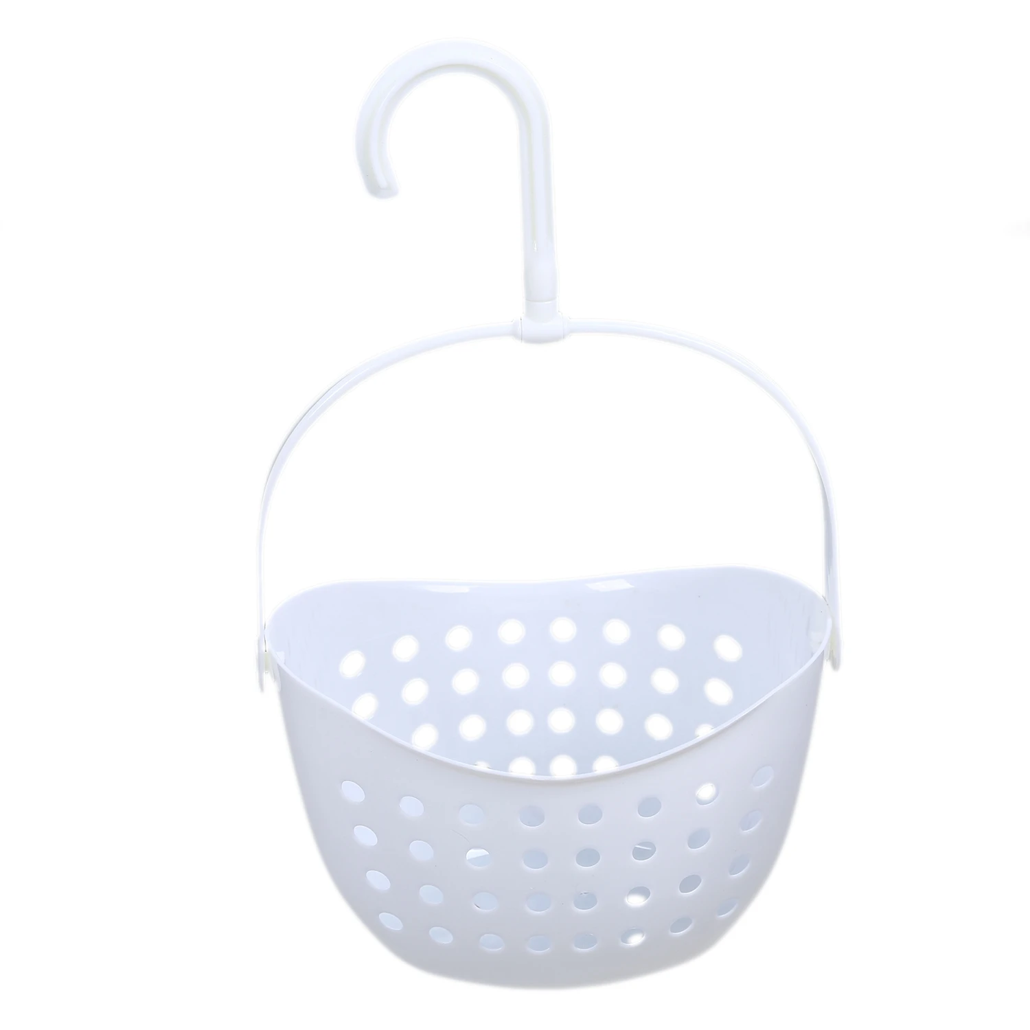 

ELEG-3 Tier Plastic Basket Shower Caddy Hanging Rack Tidy Shelf Organiser Storage,White