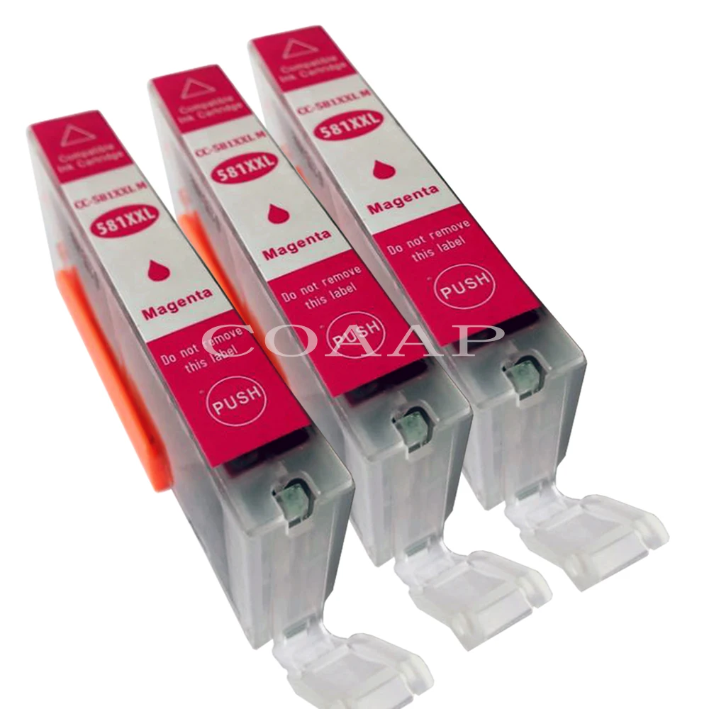 3 шт. принтер Pixma TS9155 TS9150 для совместимых pgi 580 PGBK / cli 581 BK/C/M/Y/PBK цветных чернильных