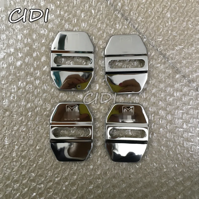

4PCS Car Door Lock Buckle cover protector For DODGE RAM JOURNEY CALIBER