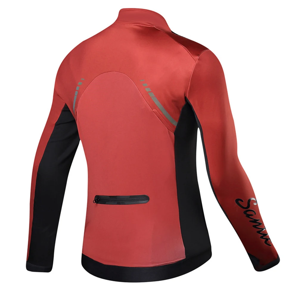 Мужская велосипедная куртка Santic ветрозащитная одежда для шоссейного велосипеда