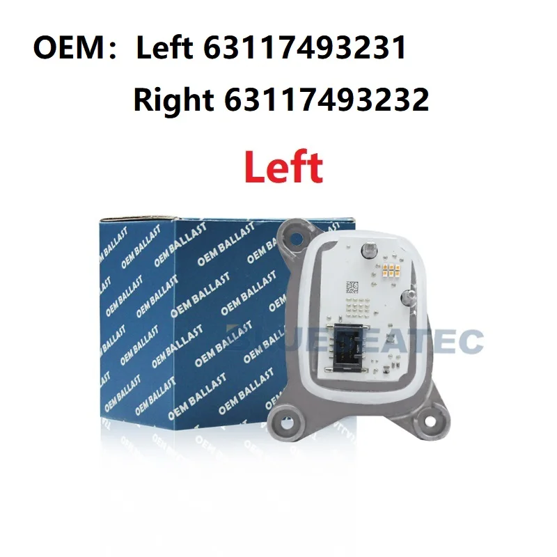 

Новый OEM для BMW F80/F32/F82/F33/F83/F36 ксеноновый светодиодный модуль балласт глаза ангела управление левый 63117493231 правый 63117493232